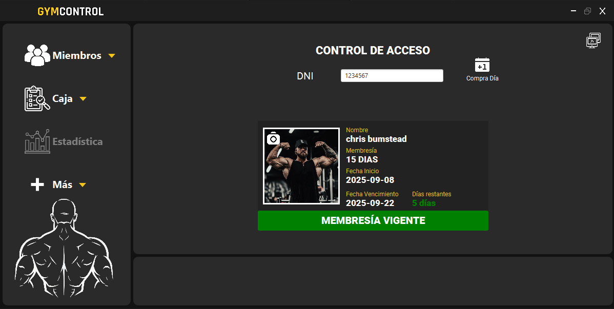 GymControl Desktop V1
